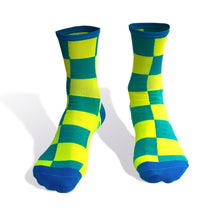 Load image into Gallery viewer, Two Tone Siren Hi-Viz Socks