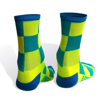 Load image into Gallery viewer, Two Tone Siren Hi-Viz Socks