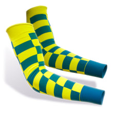Load image into Gallery viewer, Two Tone Siren Knit Armwarmers