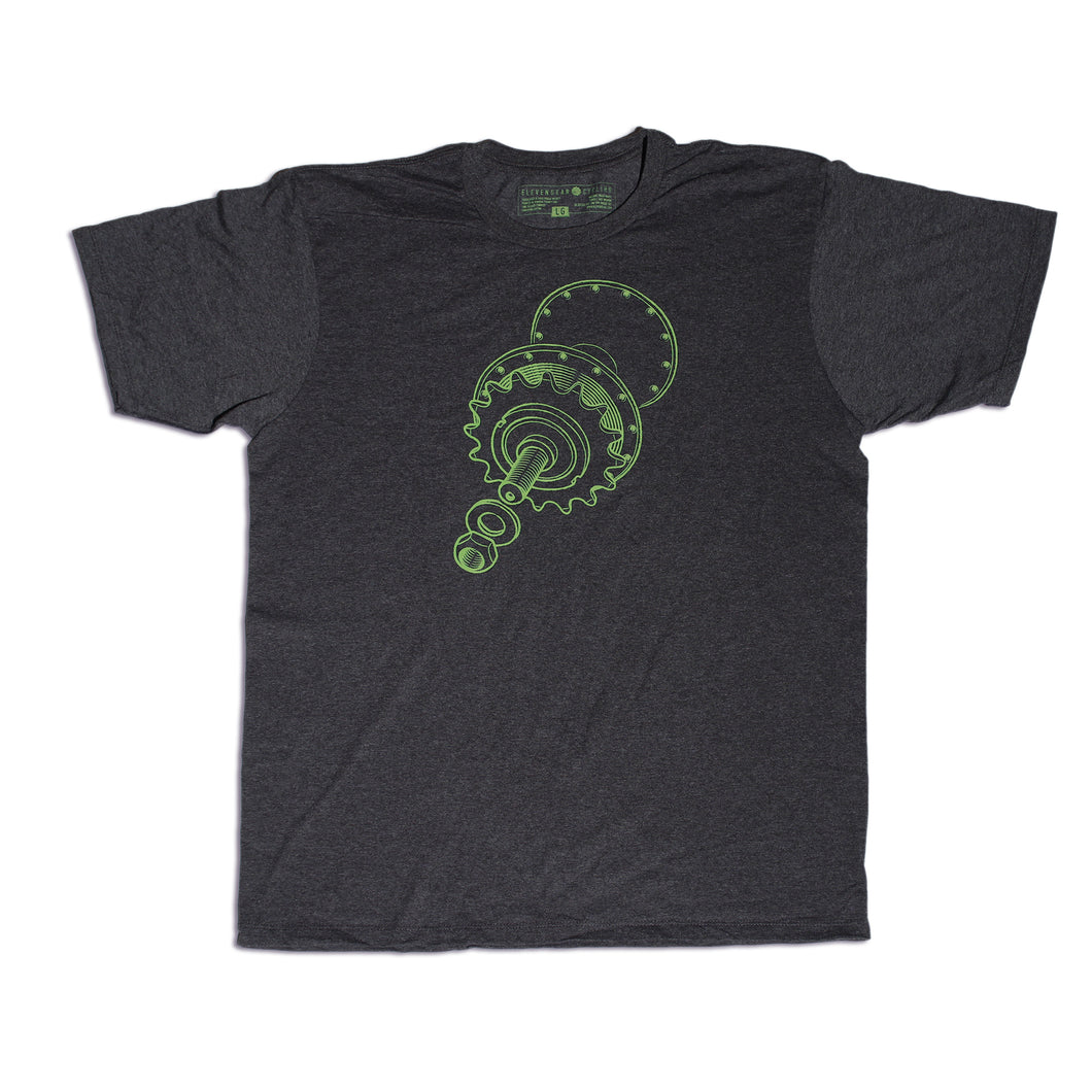 fixed gear t shirt The Fixie T-shirt – Elevengear Cycling